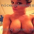 Naked woman vaginal