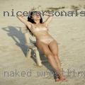 Naked wrestling naked woman