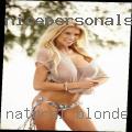 Natural blonde pussy Mansfield
