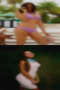 Attached CA slave woman in forest