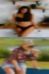 Mature couples watching others