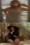 Pregnant woman looking swinger
