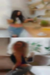 Females touching horny aged