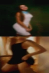 Nude women along stores couple